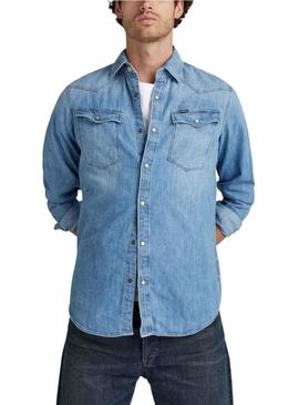 Camisa G-Star 3301 Slim Denim para Homem