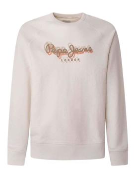 Sweat Pepe Jeans Agamunt Branco para Homem