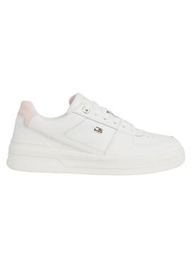 Sapatilhas Tommy Hilfiger Basket Branco para Mulher.