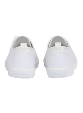 Sapatilhas Tommy Hilfiger Vulc Canvas Branco para Mulher.