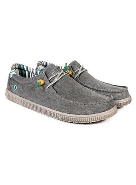 Sapatos Walkin Pitas Rustic Cinza para Homem