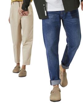 Tamancos Birkenstock Boston Óleo Bege para Mulheres