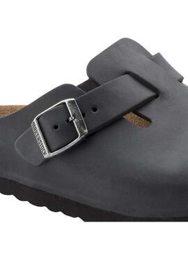 Tamancos Birkenstock Boston Preto para Mulher