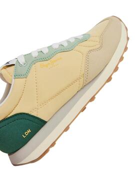 Sapatilhas Pepe Jeans Natch Basic Amarelo Mulher.