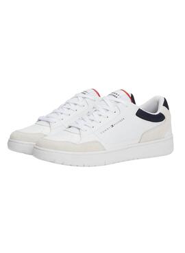 Sapatos Tommy Hilfiger Basket Branco Masculino