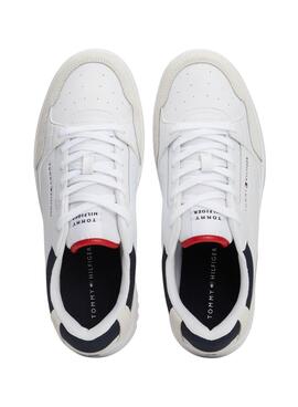 Sapatos Tommy Hilfiger Basket Branco Masculino