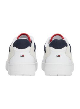 Sapatos Tommy Hilfiger Basket Branco Masculino