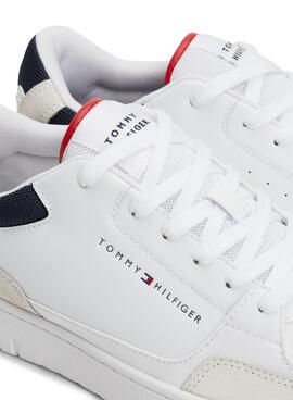 Sapatos Tommy Hilfiger Basket Branco Masculino