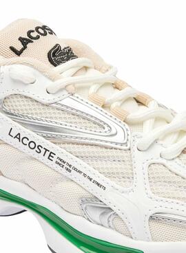 Sapatilhas Lacoste L003 2K24 Branco Verde Mulher