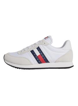 Sapatilhas Tommy Jeans Runner Casual Branco Homem