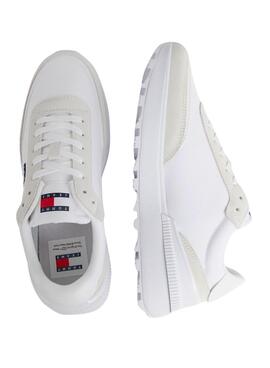 Sapatos Tommy Jeans Tech Runner Branco Mulher