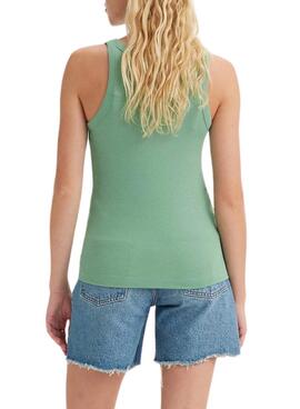 Top Levis Dreamy Tank Verde Para Mulher