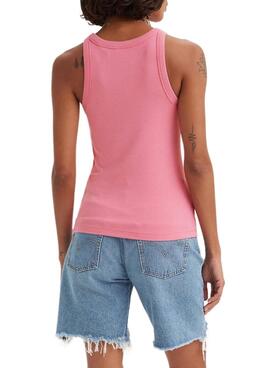 Top Levis Dreamy Tank Rosa Para Mulher