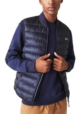 Colete Lacoste Waterproof para Homem Azul Marinho