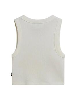 Top Vans Rib Branco Para Mulheres