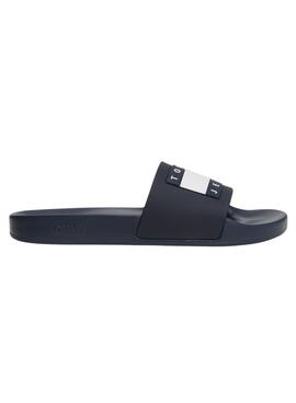 Chinelos Tommy Jeans Pool Slide Marinho para Homens