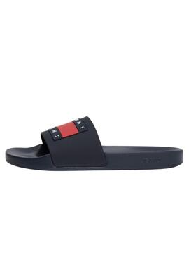 Chinelos Tommy Jeans Pool Slide Marinho para Homens