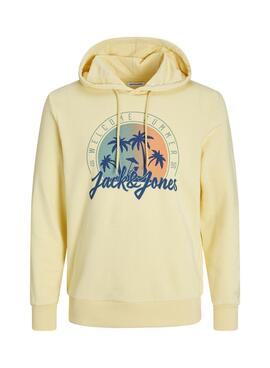 Moletom Jack and Jones Summer Vibe Amarelo para Homem