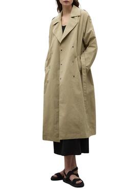 Trench Ecoalf Errigal Marrom Para Mulher