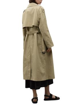 Trench Ecoalf Errigal Marrom Para Mulher