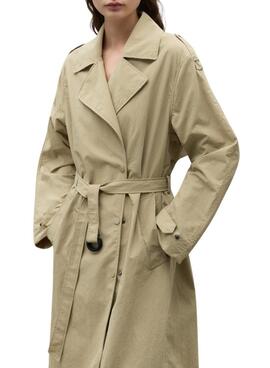 Trench Ecoalf Errigal Marrom Para Mulher