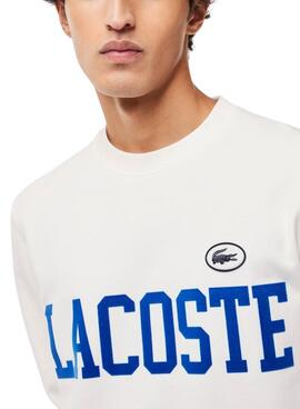 Moletom Lacoste Iconics Branco Para Homens