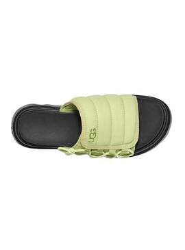 Sandálias UGG Callie Caterpillar Verde e Preto para Mulher.