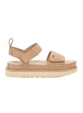 Sandálias Ugg Goldenstar Bege Para Mulher.