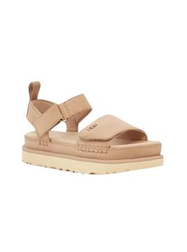 Sandálias Ugg Goldenstar Bege Para Mulher.