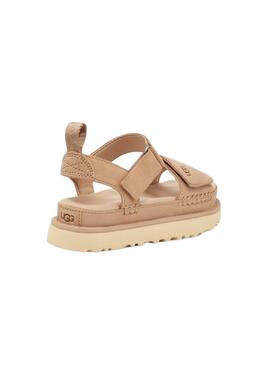 Sandálias Ugg Goldenstar Bege Para Mulher.