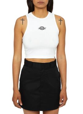 Top Dickies Powers Branco para Mulher.