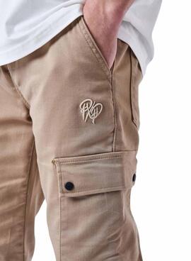 Calça Project x Paris Cargo Corte Tostado Para Homem