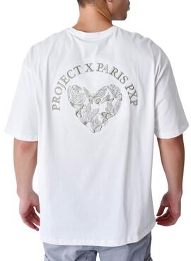 Camiseta Project x Paris Love Branca para Homem
