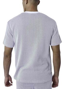 Camiseta Project x Paris Listras Cinza e Branco Para Homem