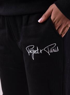 Calça Jogger Project x Paris Bordada Preto