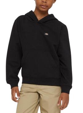 Moletom Dickies Youth Oakport Hoodie Preto para Meninos e Meninas