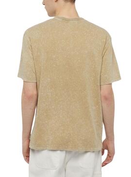 Camiseta Dickies Newington Tee Bege para Homem.