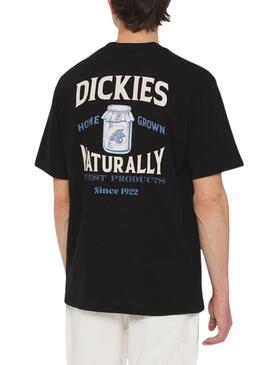 Camiseta Dickies Elliston Preto Para Homem