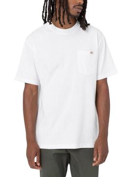 Camiseta Dickies Luray Bolso Branco Para Homem