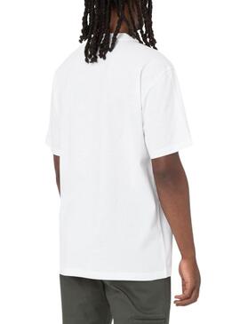 Camiseta Dickies Luray Bolso Branco Para Homem