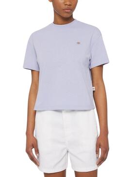 Camiseta Dickies Oakport Comic Roxo para Mulher.