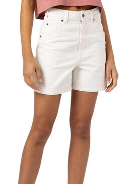 Short Dickies Duck Canvas Carpenter Branco Para Mulher.