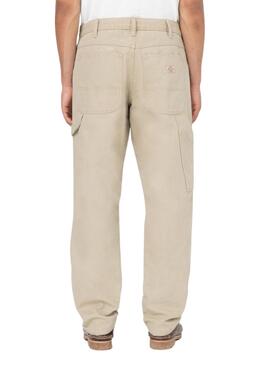 Calça Carpenter Dickies Duck Bege para Homens