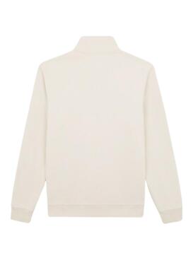 Moletom com zíper quarter Dickies Oakport Bege para Homem