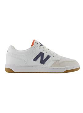 Sapatos New Balance 480 Branco Cinza para Homem