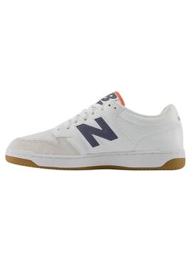 Sapatos New Balance 480 Branco Cinza para Homem