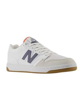 Sapatos New Balance 480 Branco Cinza para Homem