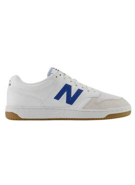 Sapatilhas New Balance 480 Branco Azul Para Homem