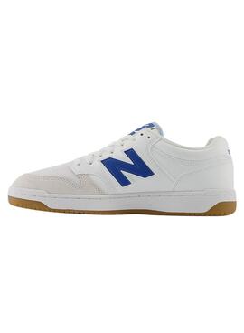 Sapatilhas New Balance 480 Branco Azul Para Homem