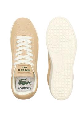 Sapatilhas Lacoste Baseshot Tostado Para Mulher.